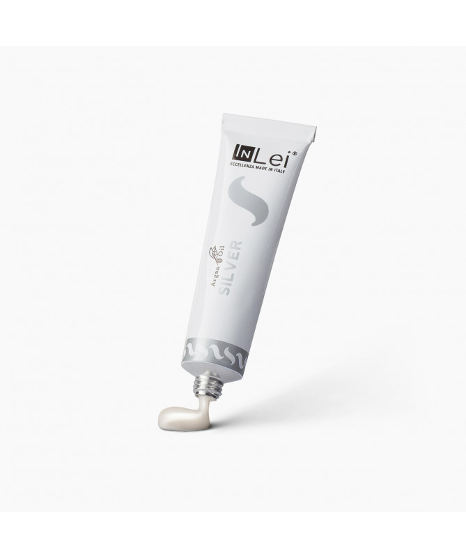 Silber Wimpern & Augenbrauenfarbe
