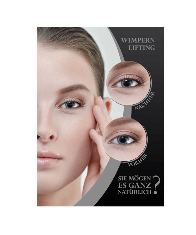 Wimpernlifting Plakat