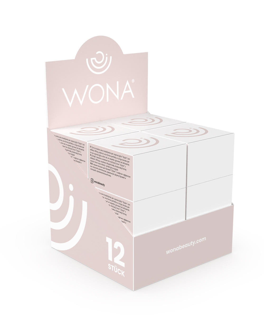 WONA® 12er Display STYLER Wachs